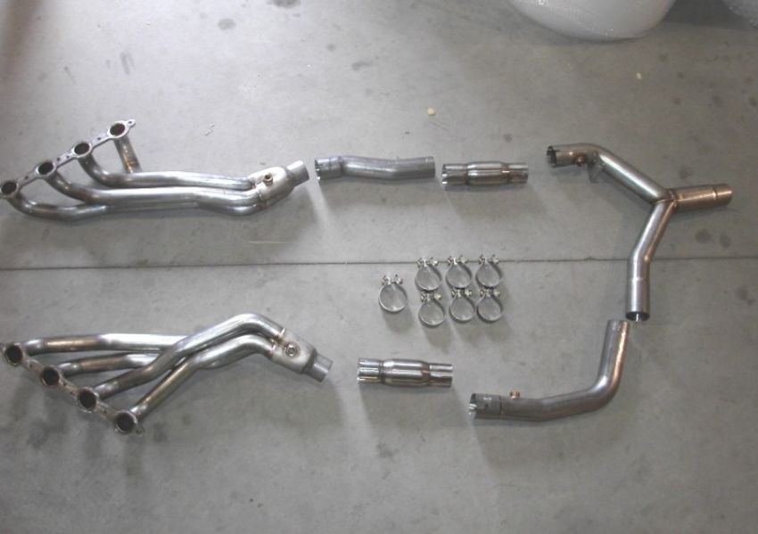 Stainless Works CA0102CAT Chevy Camaro/Firebird 2001-2002 Headers Catted Y-Pipe