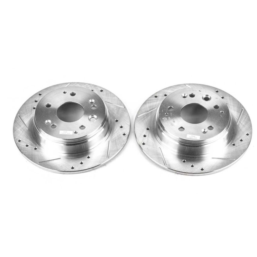 PowerStop JBR926XPR PowerStop Evolution Performance Drilled, Slotted & Plated Brake Rotor Pair