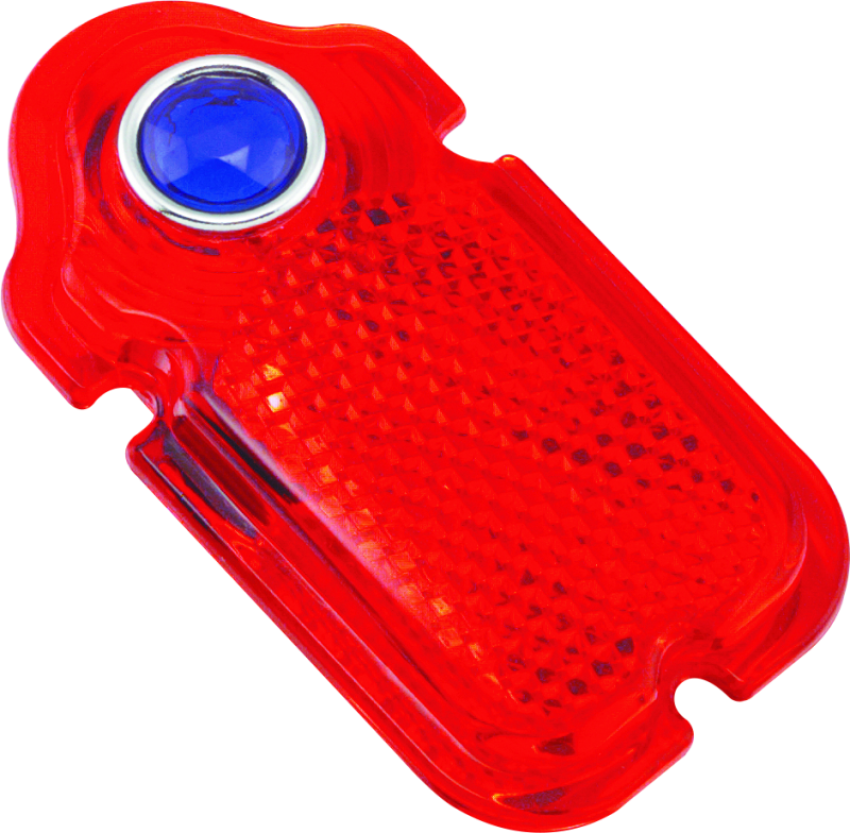 Bikers Choice 410300 Blue Dot Taillight Lens 47-54 Tombstone Replaces H-D 68090-47