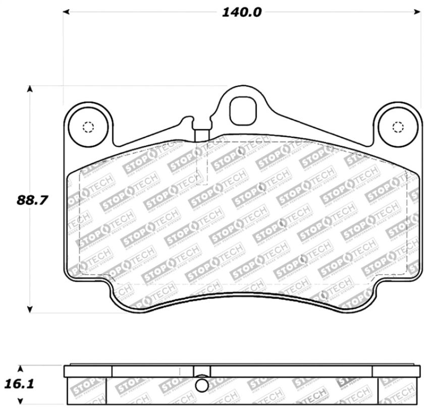 Stoptech 309.07850 Performance Brake Pads