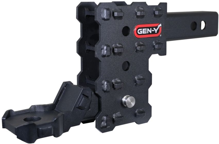GEN-Y Hitch GH-13053X Gen-Y Phantom-X 2in Hollow Shank 4.5in Drop 700lb TW 7K Hitch w/GH-13051X Platinum Ball Mount