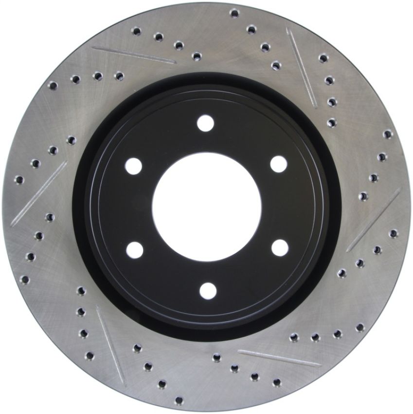 Stoptech 127.42099L Slotted & Drilled Sport Brake Rotor