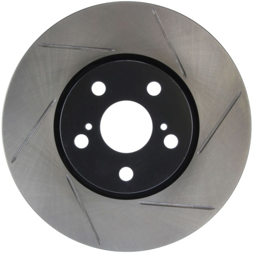 Stoptech 126.44160SL Power Slot 08-09 Scion xD / 09 Pontiac Vibe Slotted Left Front Rotor