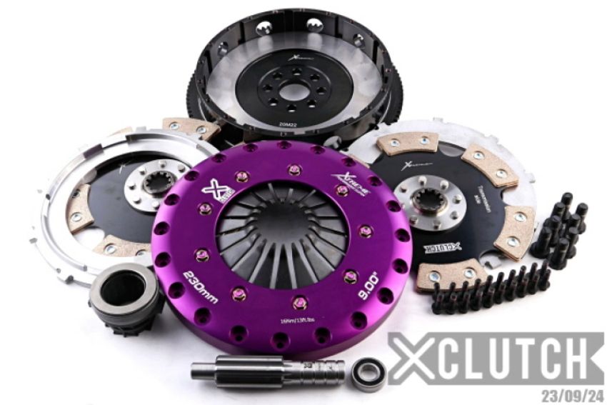 XCLUTCH XKBM23589-2E 01-03 BMW 325Ci Base 2.5L 9in Twin Solid Ceramic Clutch Kit