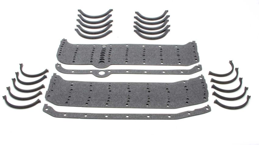 SCE GASKETS 11092-10 DYNO PAK (10) SBC OIL PAN THICK FRNT SEAL RIGHT DIPSTCK