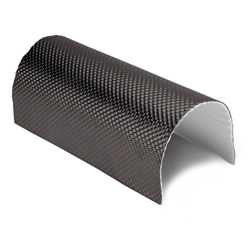 Design Engineering 50552 Floor & Tunnel Shield 21in x 48in Black, w/Adhesive