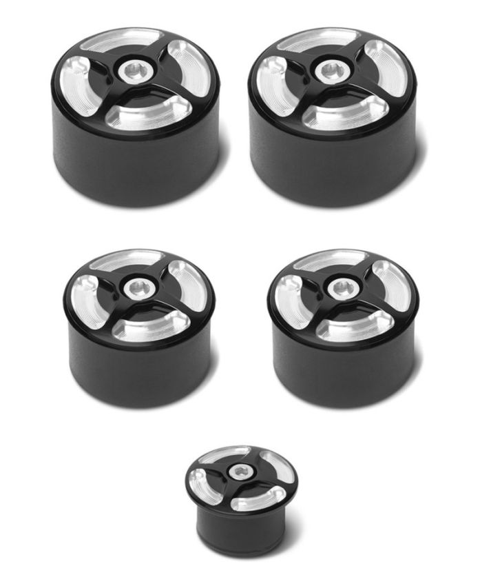 Roland Sands Design 0205-2015-BM BMW Frame Plug Kit - Contrast Cut