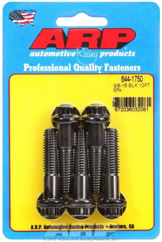 ARP ARP644-1750 Bolt Kit - 12pt 5pk 3/8-16 x 1.750