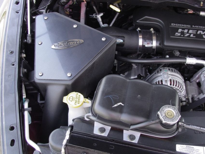 Volant 16857 Volant air intake systems utilize a high-velocity venturi filter adapter which provides a smooth transition through the MAF sensor into the intake tube for a much needed airflow improvement over the factory rubber tubing and resonator box.