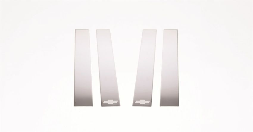 Putco 402669GM-1 14-18 Chevy Silv LD - Fits Double Cab/Crew Cab - 4pcs SS Pillar Posts
