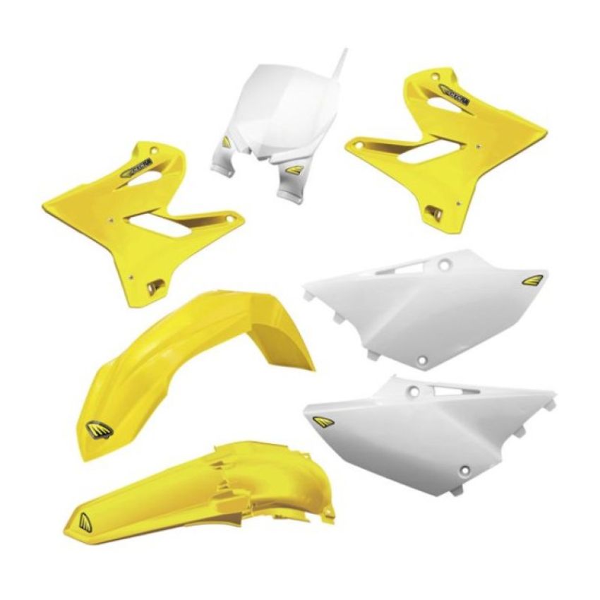 Cycra 1CYC-9316-66W 14-18 Yamaha YZ250F/14-17 YZ450F Powerflow Body Kit Gold/White