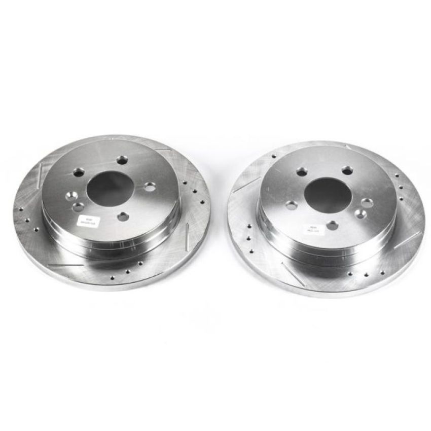 PowerStop EBR627XPR PowerStop Evolution Performance Drilled, Slotted & Plated Brake Rotor Pair