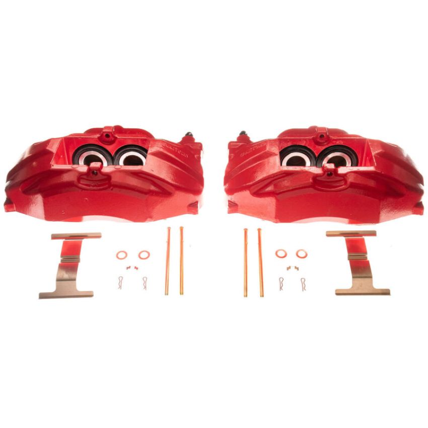 PowerStop S2708 Red Powder Coated Calipers