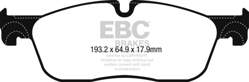 EBC Brakes UD18381 Ultimax OEM Replacement Brake Pads