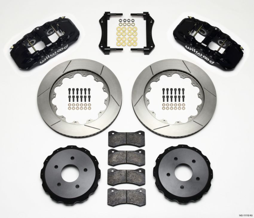 Wilwood 140-11119 AERO4 Rear Kit 14.00in 97-04 Corvette C5/Z06 05-13 C6