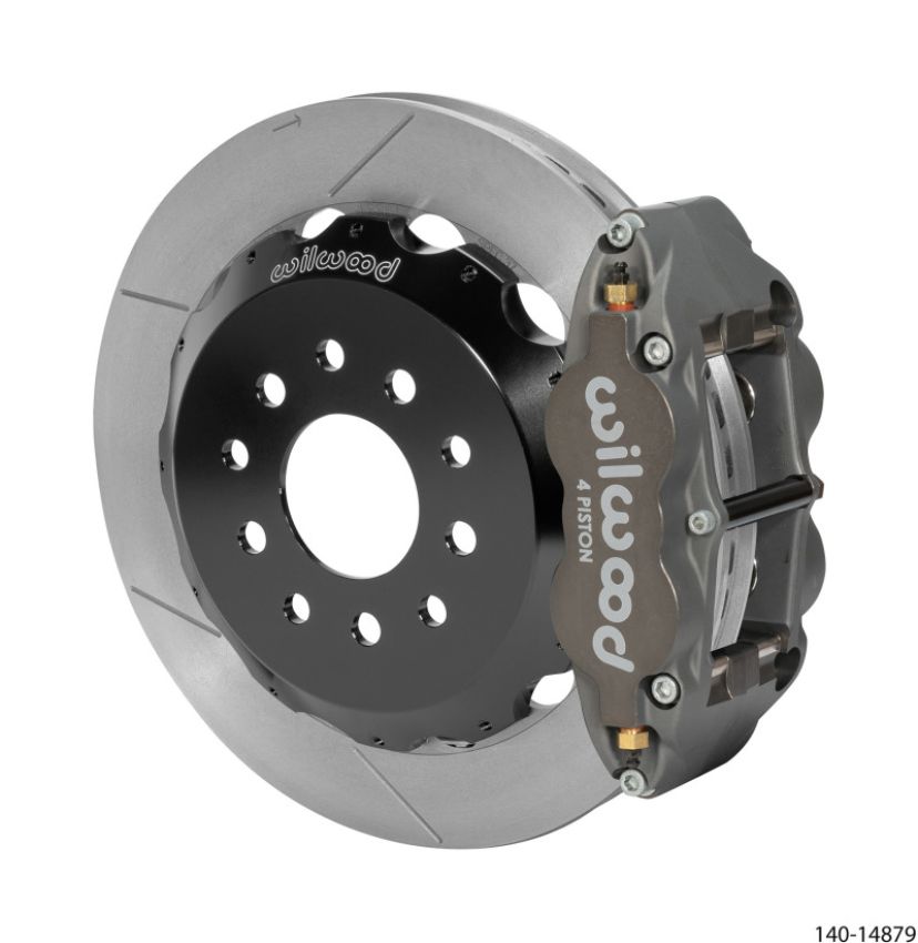 Wilwood 140-14879 Narrow Superlite 4R Rear Kit 12.88in Slotted Rotor Anodized 88-96 Chevy Corvette C4