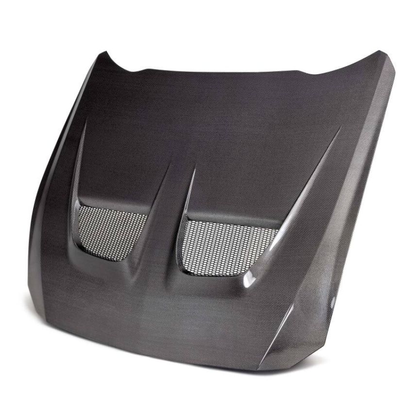 Anderson Composites AC-HD24FDMU-GTD-DS 2024 Ford Mustang Type-GTD Double Sided Carbon Fiber Hood