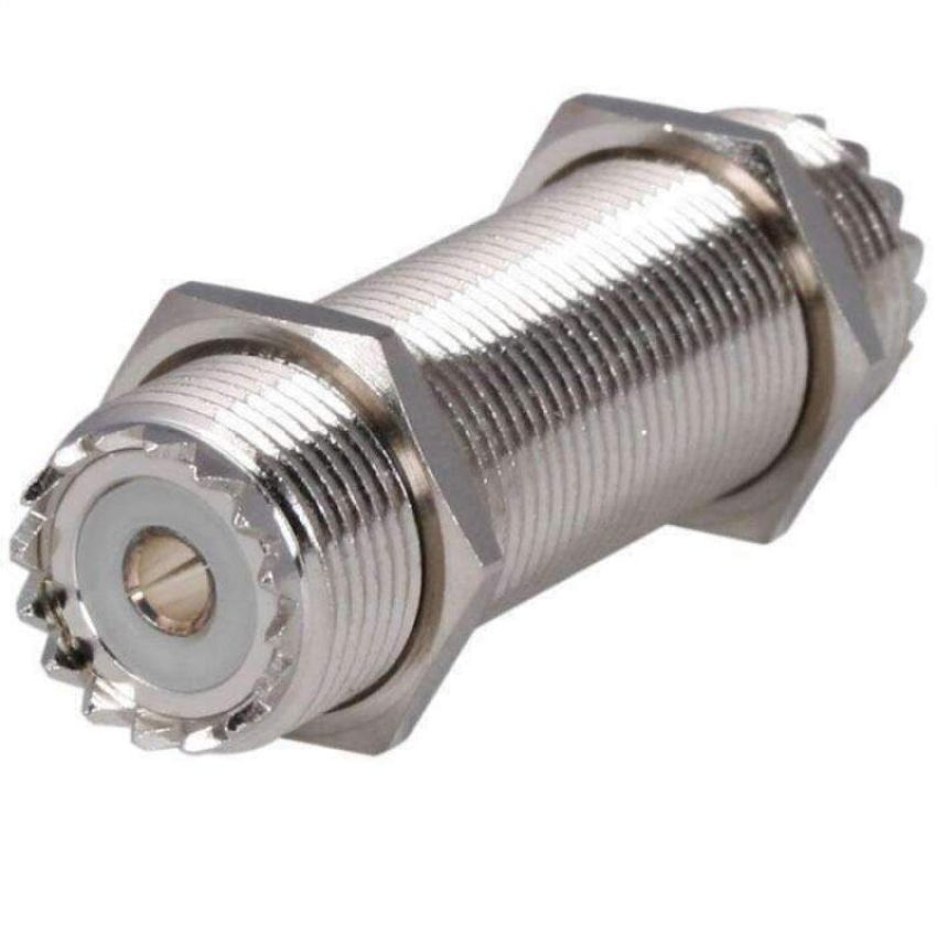 Rugged Radios UHF-BULKHEAD Female to Female UHF Bulkhead Connector