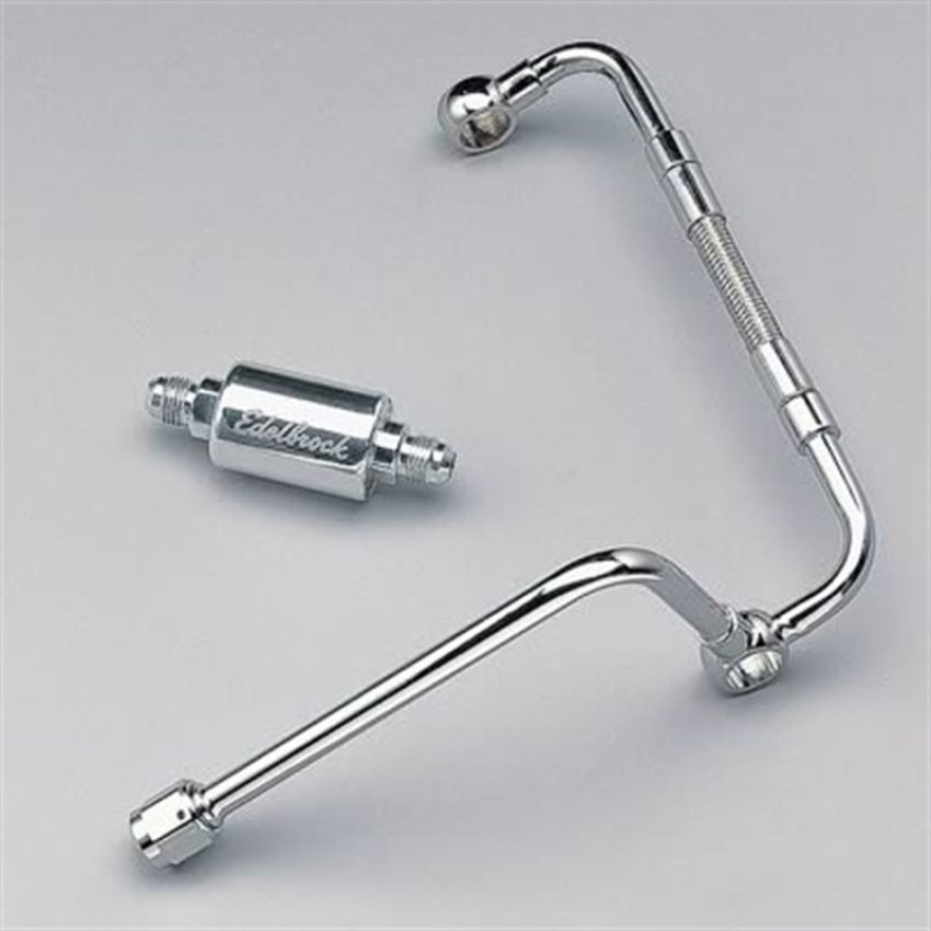 EDELBROCK EDE8128 Dual Feed Fuel Line Kit