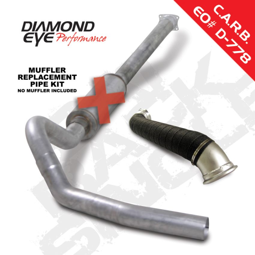 Diamond Eye Performance K4120A-RP Diamond Eye KIT 4in CB MRP SGL w/ TDP AL 04-05 Chevy/GMC 6.6L Duramax 2500/3500
