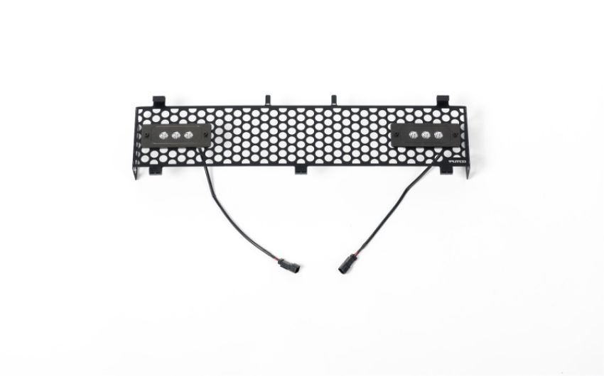 Putco 88165L-2 11-16 Ford SuperDuty - SS Black Punch Design w/ Qty 2 - 6in Light bars Bumper Grille Inserts