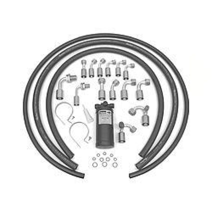 VINTAGE AIR VIN31700-VBD Hose Kit w/Drier 134A Beadlock Fittings