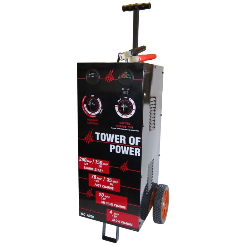 AutoMeter WC-7028 Wheel Charger Tower of Power Man 70/30/4/280 AMP