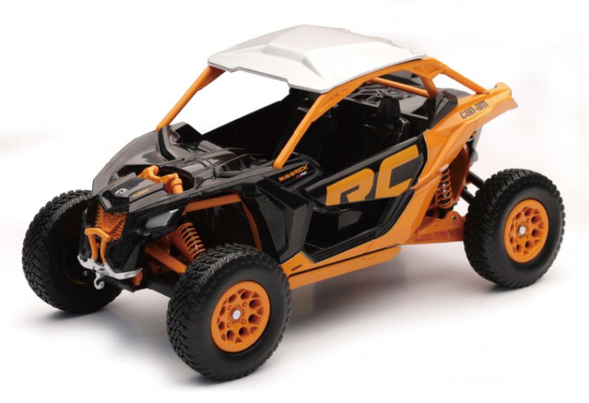 New Ray Toys 58283 Can-AM Maverick X3 X RC Turbo (Black/Orange)/ Scale - 1:18