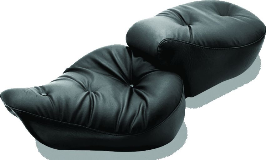 Mustang Motorcycle 75531 Mustang 91-05 Harley Dyna Wide Touring 1PC Seat Regal - Black