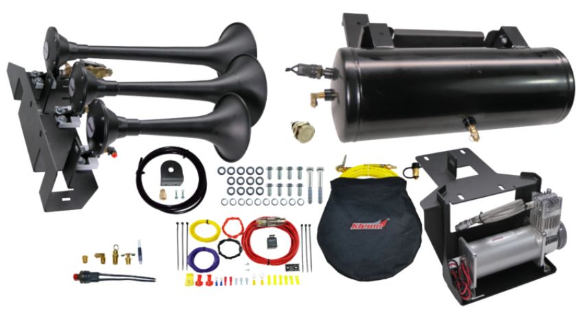 Kleinn Air Horns TUN-734 Kleinn 07-21 Toyota Tundra Onboard Air System w/ Model 730 Horns