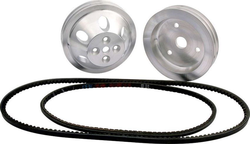 ALLSTAR PERFORMANCE ALL31082 1:1 Pulley Kit Head Mount PS