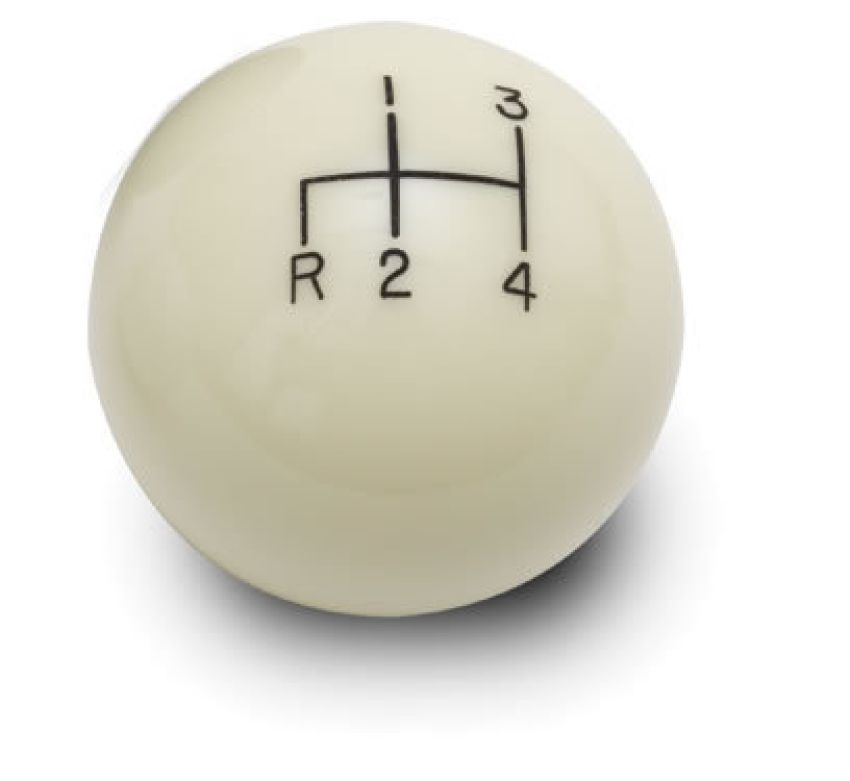 LOKAR LOKSK-6890 2in Shift Knob Ivory 4 Speed