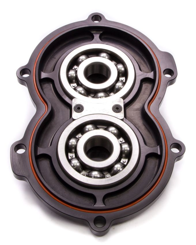 DIVERSIFIED MACHINE DMIRRC-1386B Billet Alum Rear Cover w/Bearings Black
