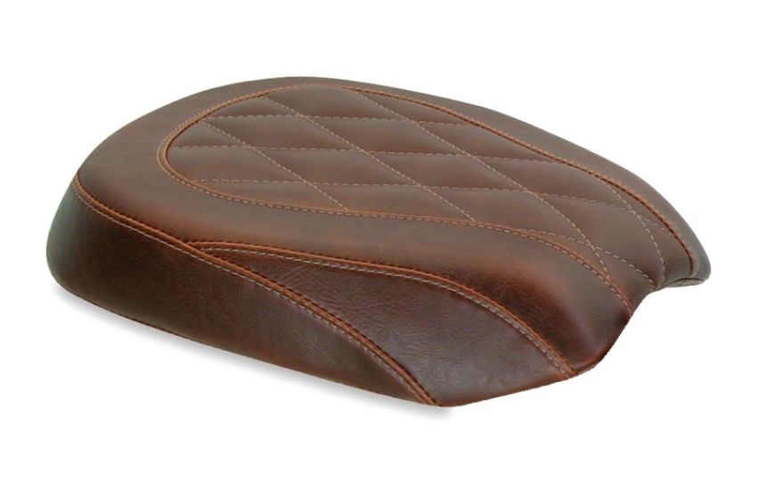 Mustang Motorcycle 76747 Mustang 06-17 Harley Softail Wide Tire (200mm)Wide Tripper Passenger Seat - Distressed Brown