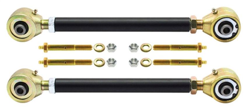 RockJock TJ/LJ Johnny Joint Adjustable Control Arms Rear Upper Double Adjustable Greasable Pair