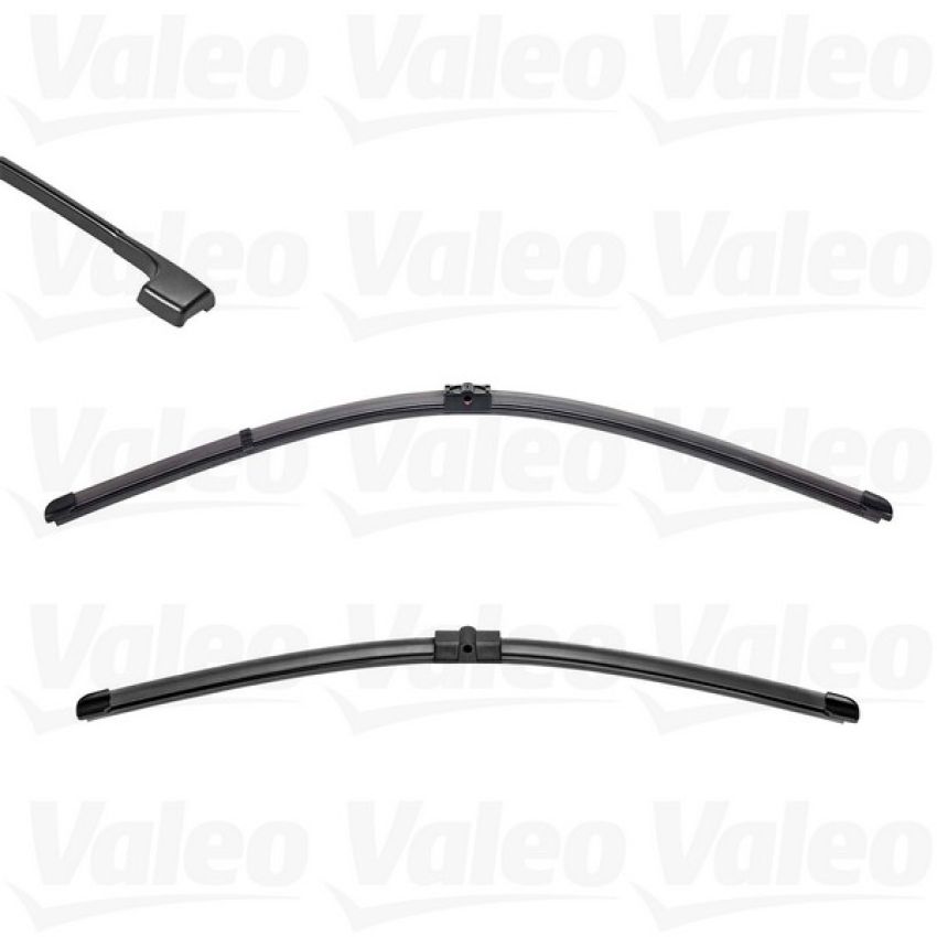 Valeo 574321 Flat 24in/19in Connector Side Lock TOUAREG (Pack of 2)