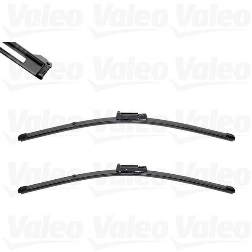Valeo 574464 Flat 22in/22in Connector Top-Lock A6 (Pack of 2)
