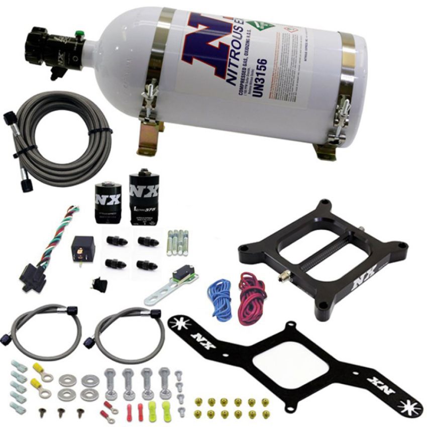 Nitrous Express 55140-10 4150 RNC Conventional Plate System w/ .375