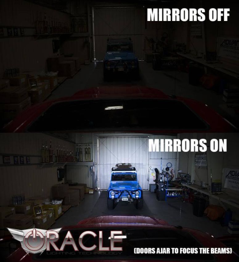 Oracle Lighting 5752-001 Off-Road Mirrors, 6000K