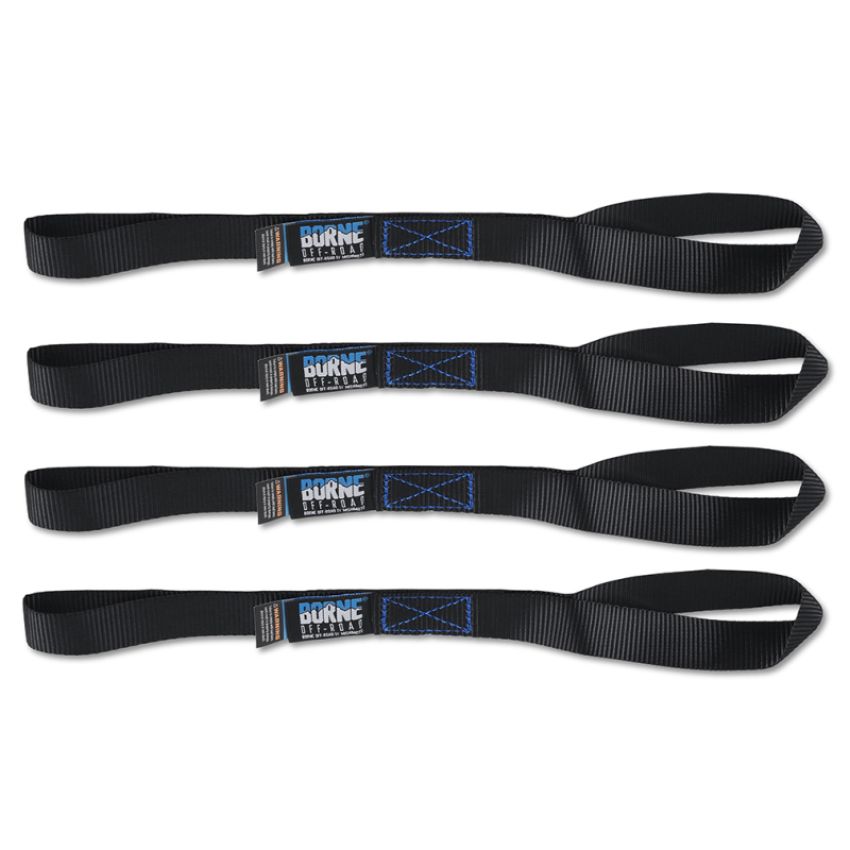 Borne Off-Road BNRTC-TDMD-4BK Ratchet Tie-Down