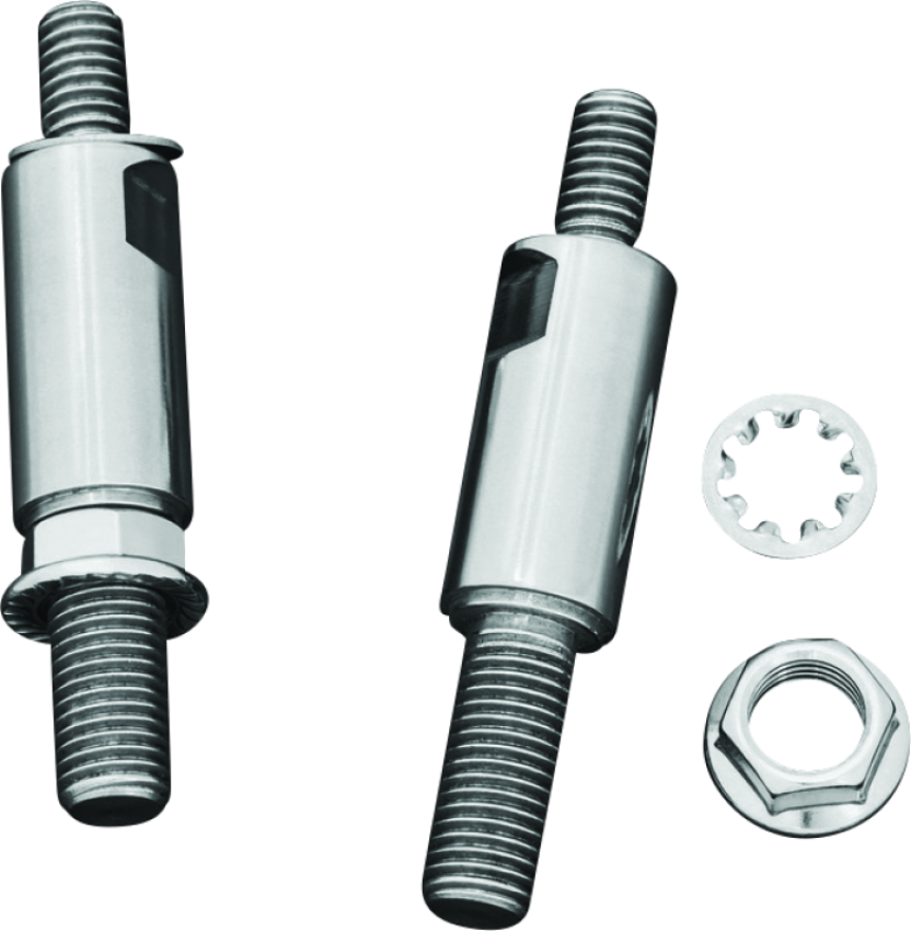Kuryakyn 1713 Raised Mirror Adaptors Metric Models (Excluding Yamaha) Chrome