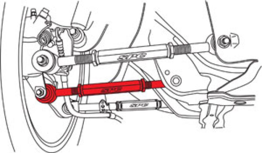 SPECIALTY PRODUCTS COMPANY 67291 HONDA/ACURA REAR LOWER ARM