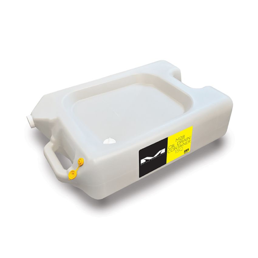 Matrix Concepts M28-115 M28 Oil Drain Container 15 Quart - White