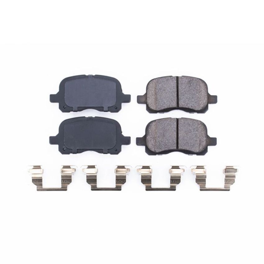 PowerStop 17-741 PowerStop - Z17 Low-Dust Ceramic Brake Pads with Hardware