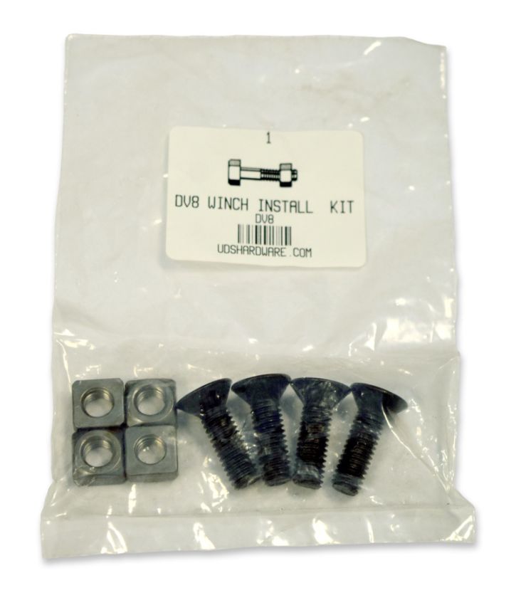 DV8 Offroad WMK12K Winch Mounting Kit for DV8 12K Winches Used w/ Winch Plates