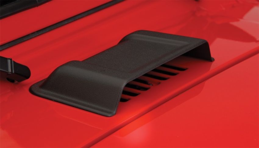 98-15 Jeep Trail Armor Hood Scoop Black