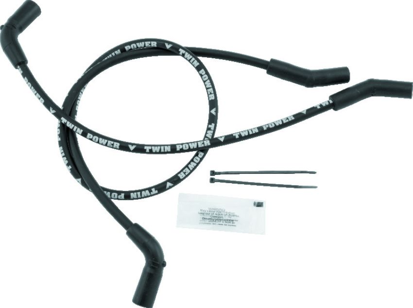 TwinPower 110115 Twin Power 09-16 FLH FLT Black Ignition Wire Set