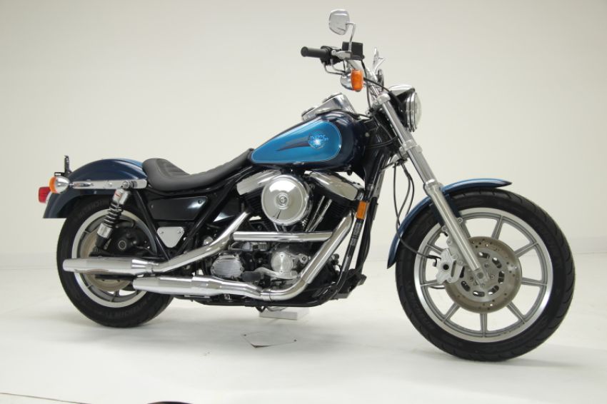 Mustang Motorcycle 76990 Mustang 82-00 Harley FXR Jody Perewitz Design Solo Seat (Hinge Mounted) - Black
