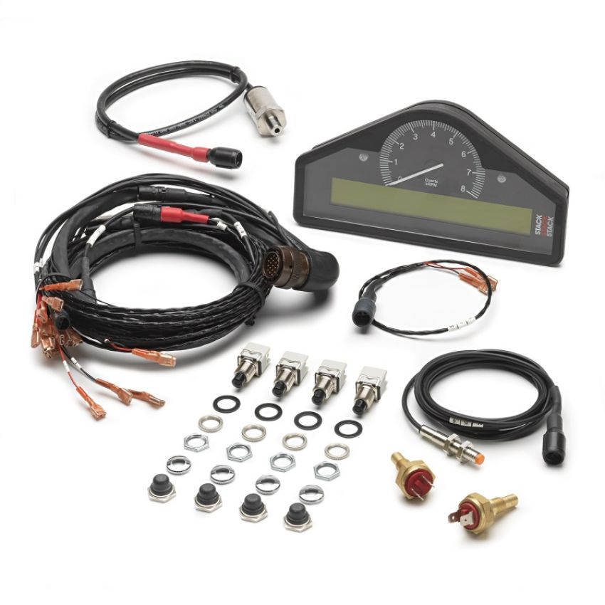 AutoMeter ST8130-A Stack Street Dash Black 0-8K RPM (PSI / DEG. F / MPH)