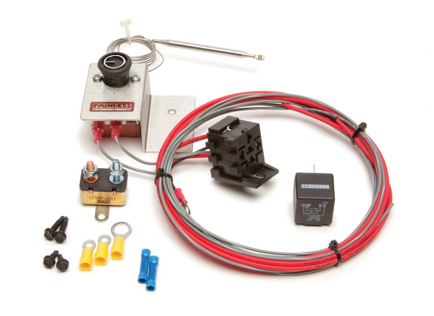 PAINLESS WIRING PWI30104 Adjustable Fan Thermo. w/Relay